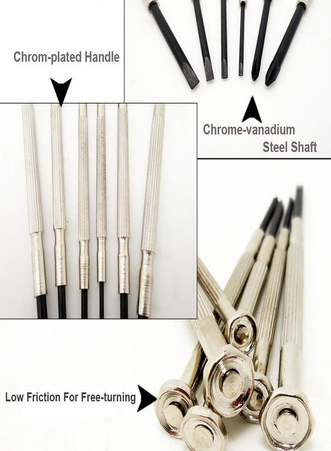 ايه اي سي مجموعة مفكات دقيقة AEC 6 في 1 لجميع الأعمال الدقيقة، والهواتف المحمولة، والساعات، والكاميرات، والأعمال الحرفية - Image 3